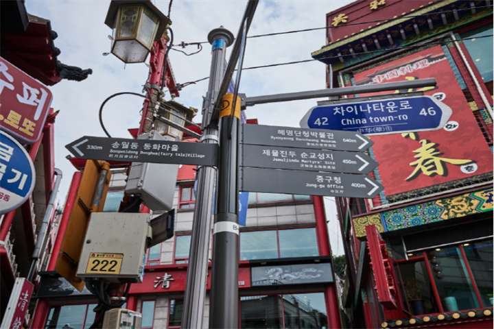 松月童话村路标1
