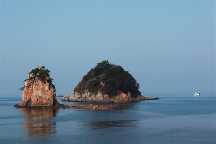 泰安郡安眠岛花地海边