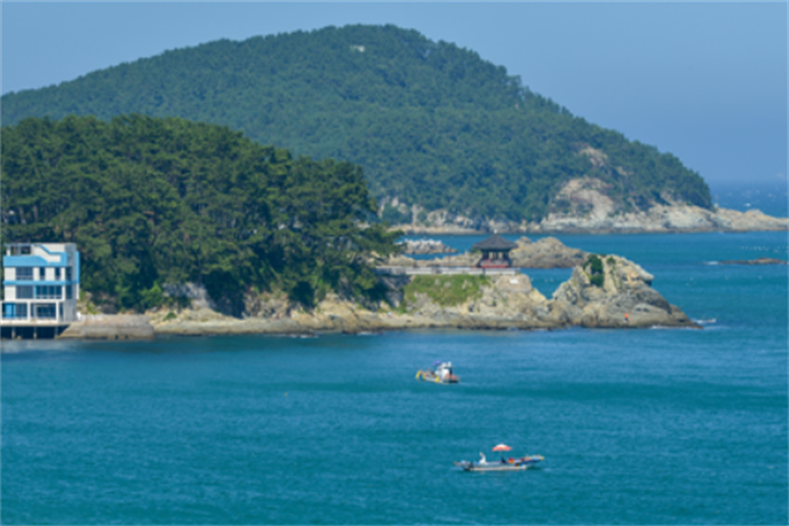 釜山海云台海水浴场与松亭海水浴场