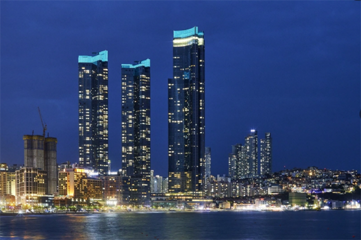 釜山X the SKY与海云台绿色铁路
