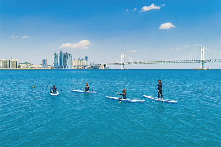釜山广安里海边SUP Zone