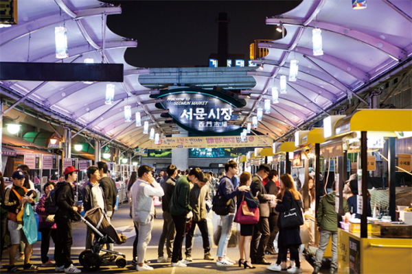 大邱西门市场与东城路