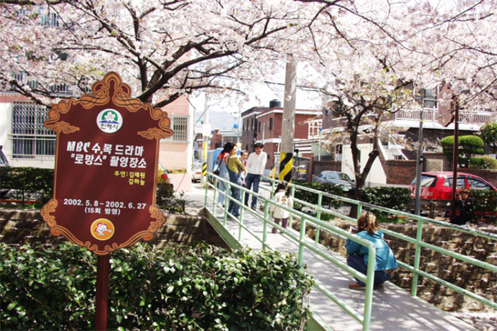 昌原余佐川(樱花)