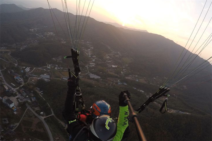 京畿道杨平Paragliding Park滑翔伞体验