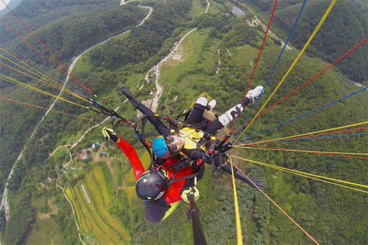 京畿道杨平Paragliding Park滑翔伞体验