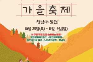 自然和文化艺术一起进行的代表性秋季庆典-青南台秋季庆典