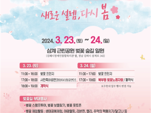 金海“北部洞春天的雪花庆典”