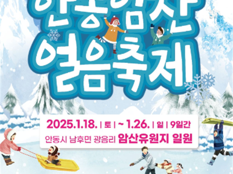 大韩和小韩愉快的冬季旅行“安东岩山冰雕节”